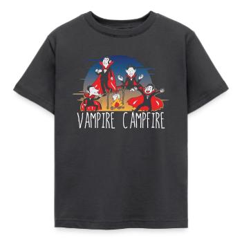 Halloween - Kids' T-Shirt - dark grey - Front - AI Model Kid Female (0cm)
