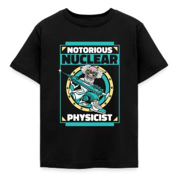 Physique Phyiker Physique nucléaire - T-shirt Enfant - noir - Devant - AI Model Kid Female (0cm)