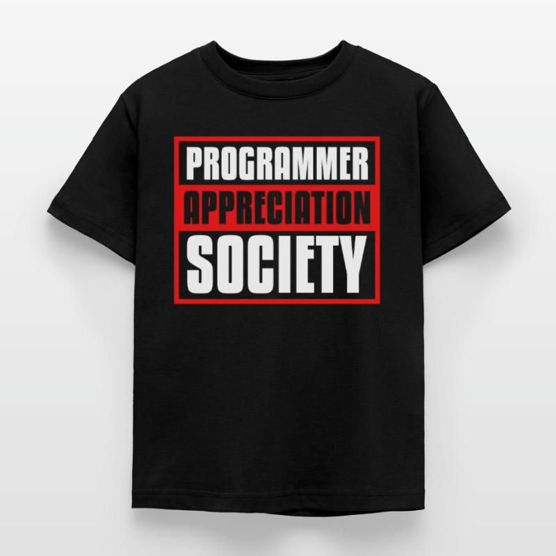 Entwickler Coder Programmierer Gesellschaft Kinder T-Shirt
