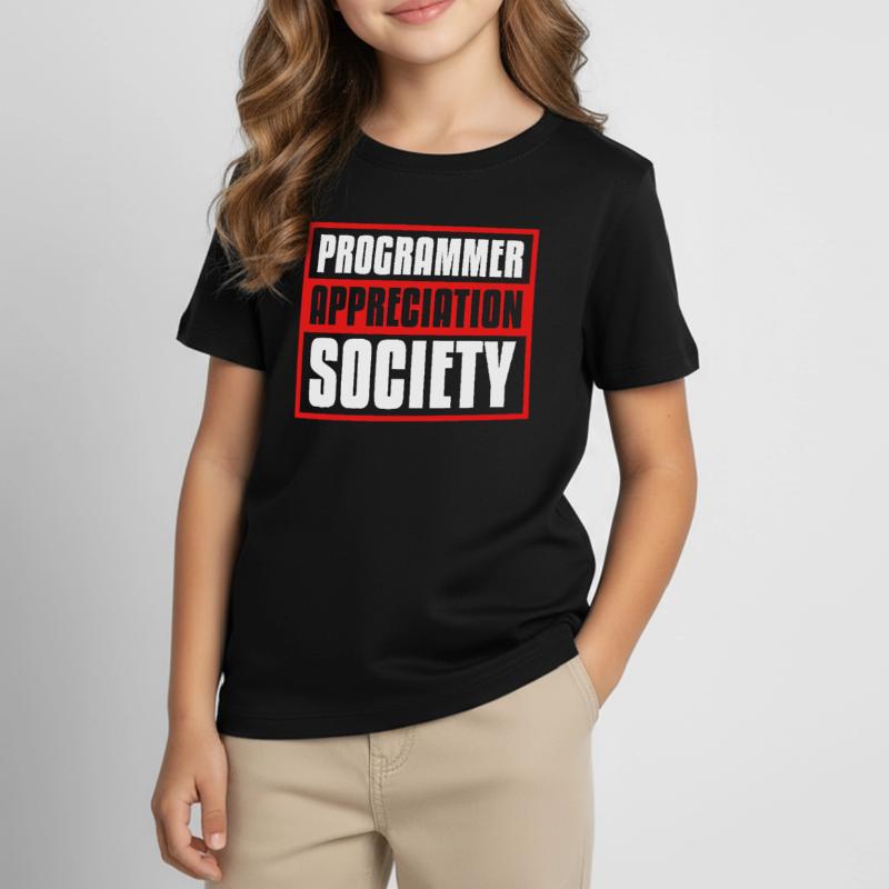 Entwickler Coder Programmierer Gesellschaft Kinder T-Shirt