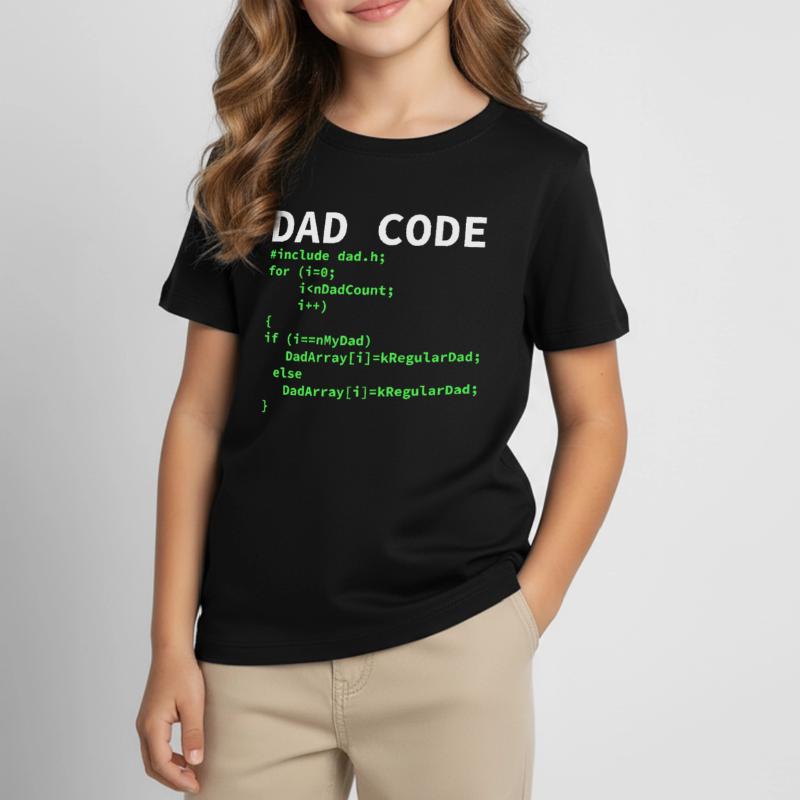 Entwickler Coder Programmierer Papa Kinder T-Shirt
