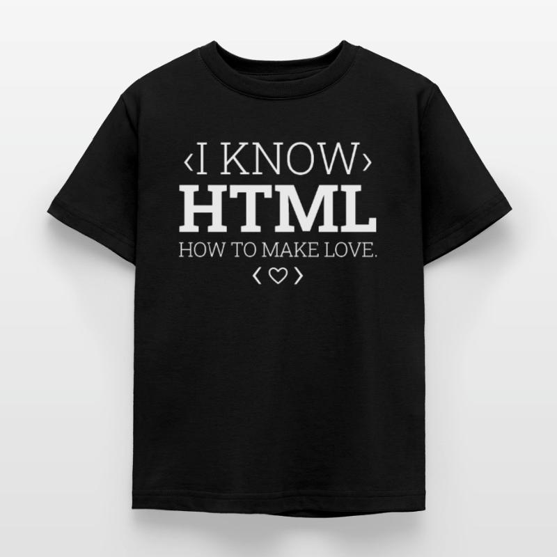 Developer Coder Programmer Html Kids' T-Shirt
