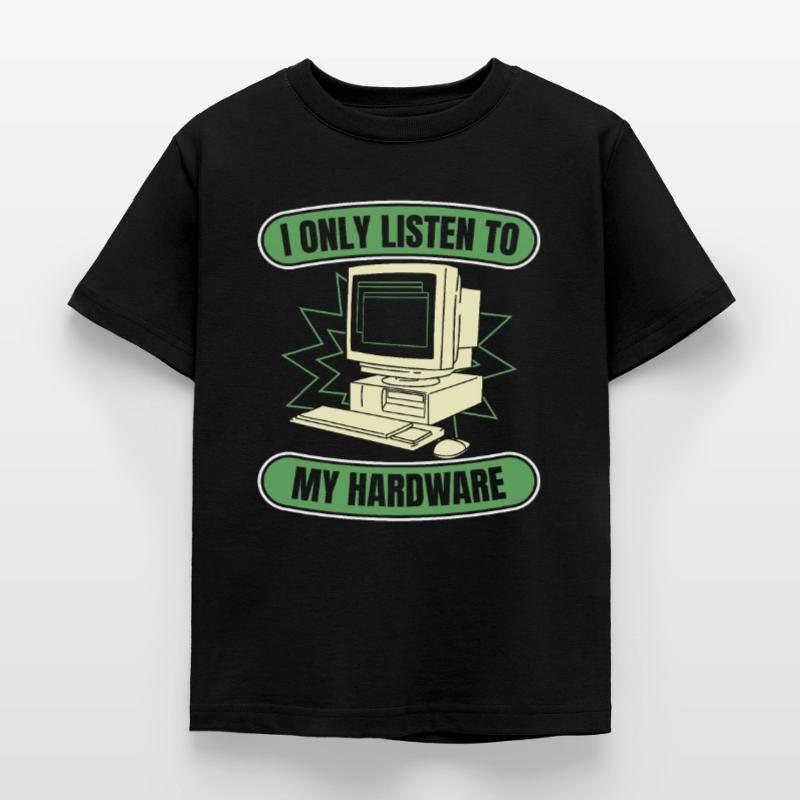 Entwickler Coder Programmierer Hardware Kinder T-Shirt