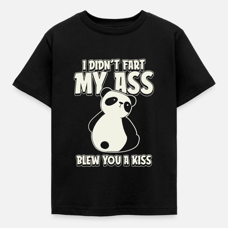 Panda panda géant - T-shirt Enfant - noir