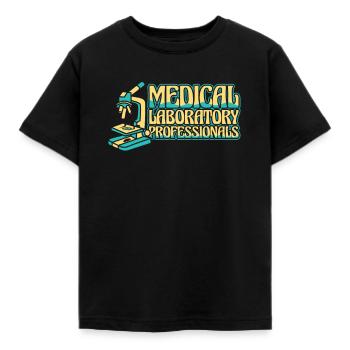 Biologie Biologiste Microscope - T-shirt Enfant - noir - Devant - AI Model Kid Female (0cm)