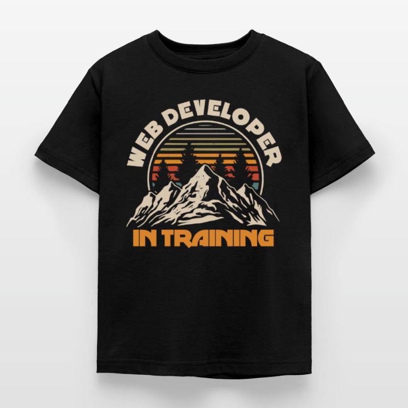 Web Developer Web Developer Mountains Kids' T-Shirt