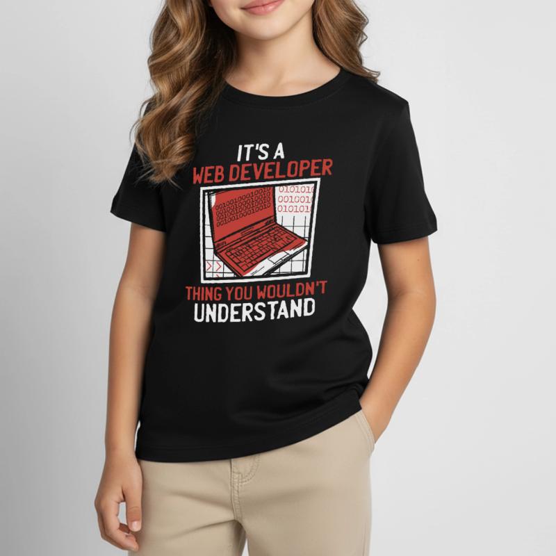 Web Developer Web Developer Funny Kids' T-Shirt