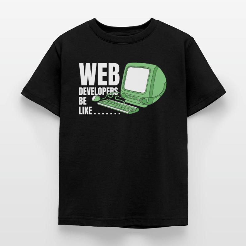 Web Developer Web Developer Funny Kids' T-Shirt