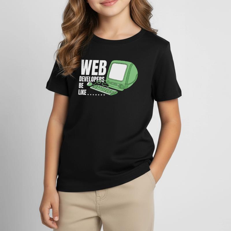 Web Developer Web Developer Funny Kids' T-Shirt