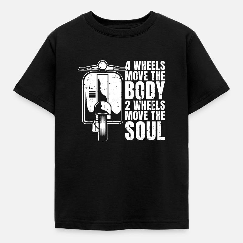 Trottinette - T-shirt Enfant - noir