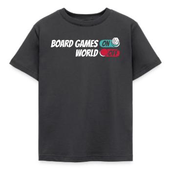 Board Game Board Game - Kids' T-Shirt - dark grey - Front - AI Model Kid Female (0cm)
