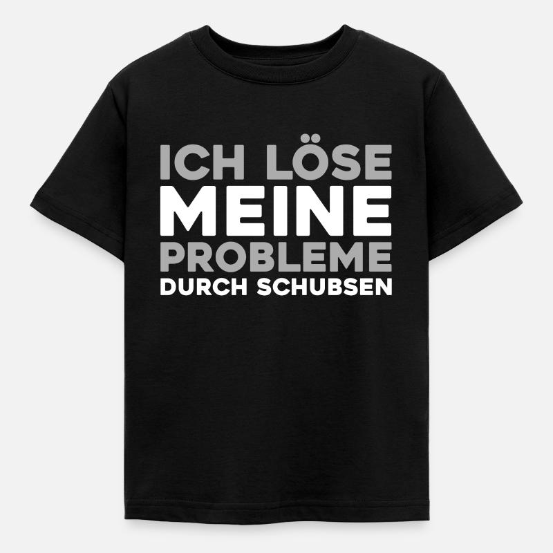 Schwarzer Humor - Kinder T-Shirt - Schwarz