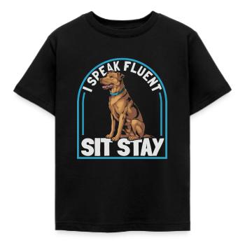 Dresseur d’animaux - T-shirt Enfant - noir - Devant - AI Model Kid Female (0cm)