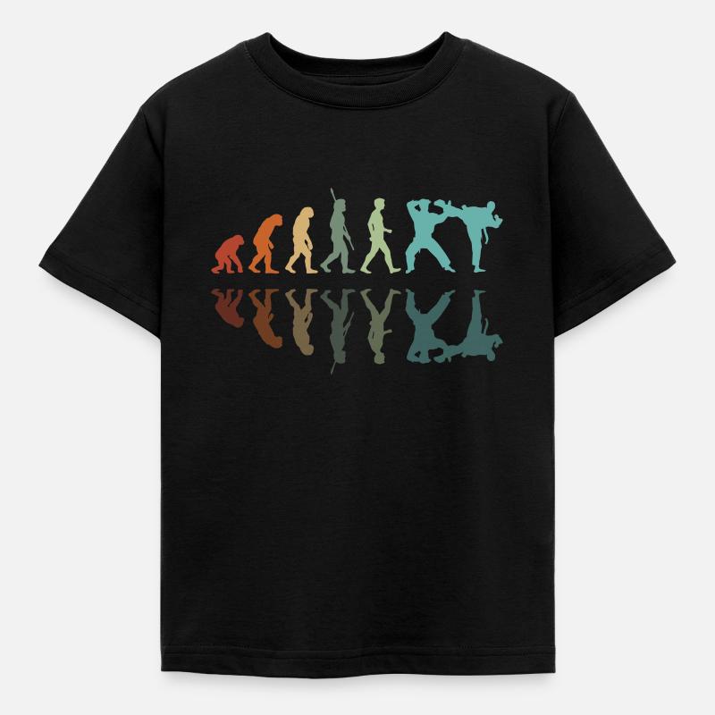 Évolution Karaté - T-shirt Enfant - noir