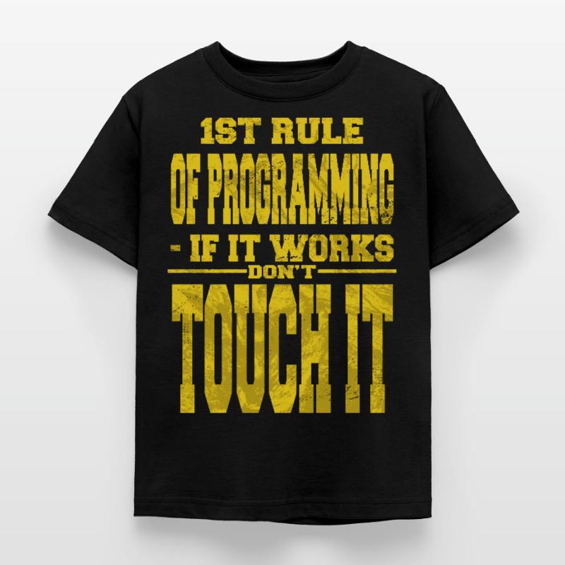 computer programming humor backend developer Kinder T-Shirt