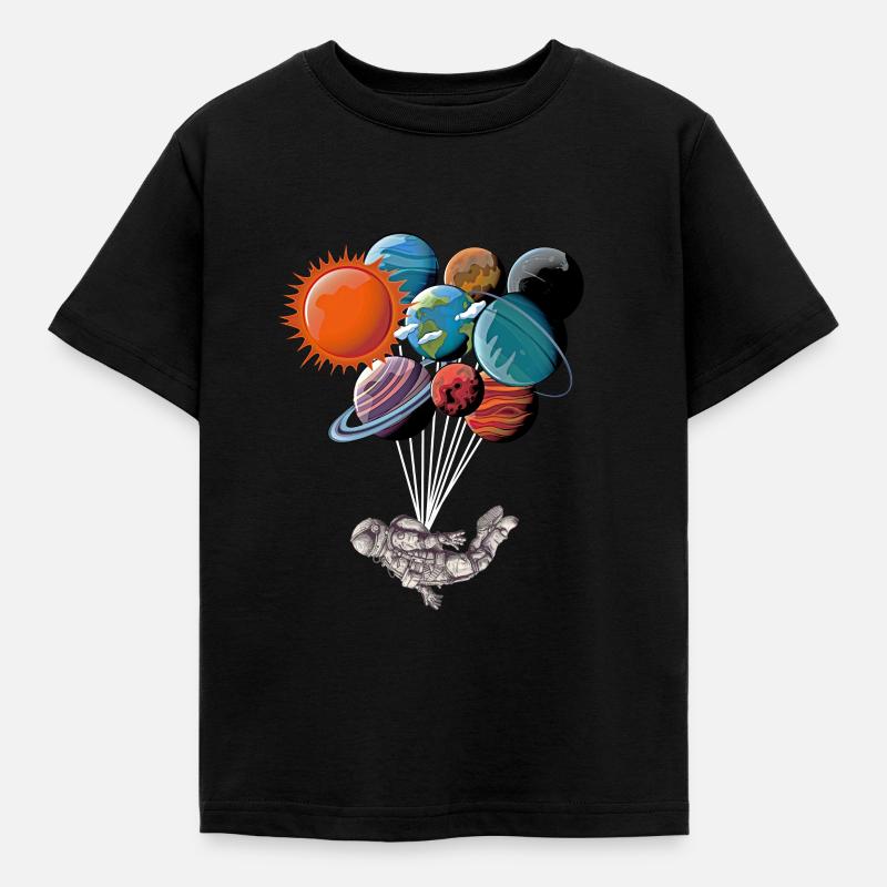 Astronaute de l'espace - T-shirt Enfant - noir