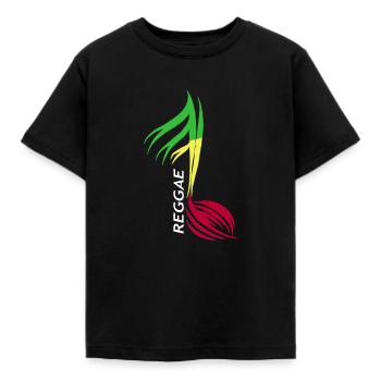 Rasta Rastafari Reggae - Kinder T-Shirt - Schwarz - Vorne - AI Model Kid Female (0cm)