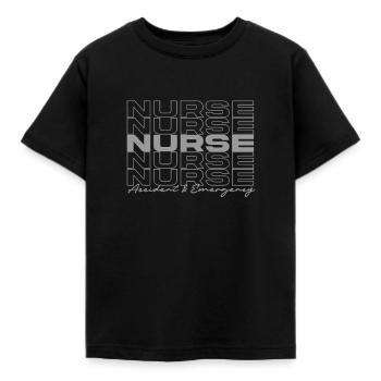 Unfall- und Notfallkrankenschwester Krankenschwestern Stilvoll - Kinder T-Shirt - Schwarz - Vorne - AI Model Kid Female (0cm)