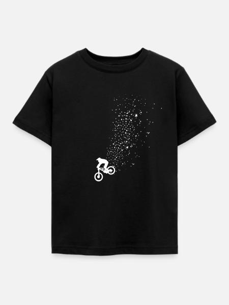 bicicleta de montaña - Børne-T-shirt - sort