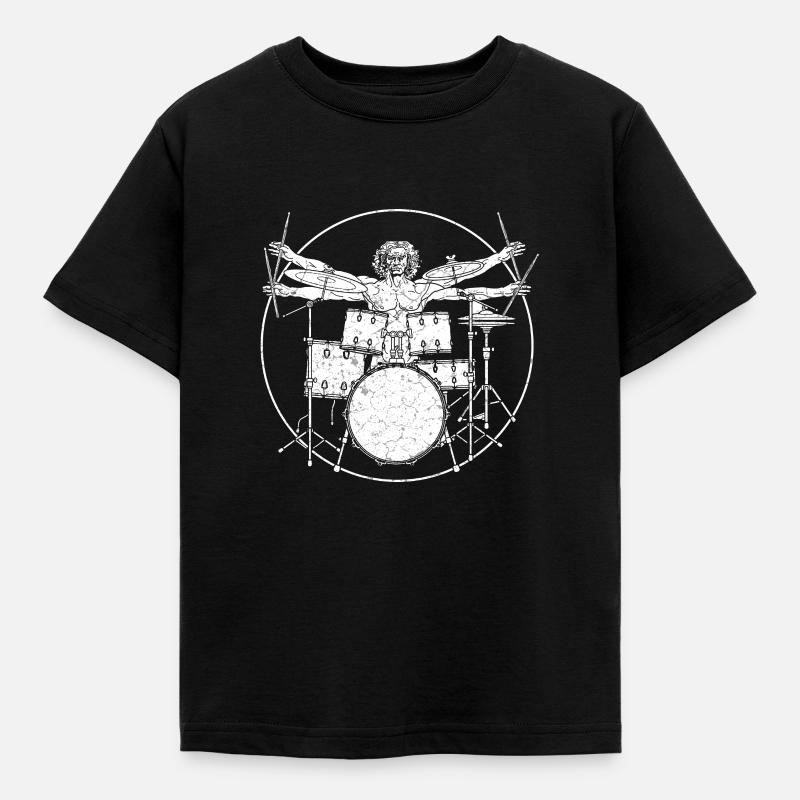 Batterie Percussion Percussion - T-shirt Enfant - noir