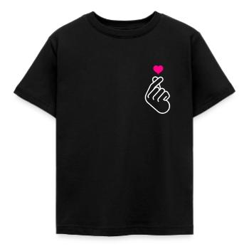 K-Pop - T-shirt Enfant - noir - Devant - AI Model Kid Female (0cm)