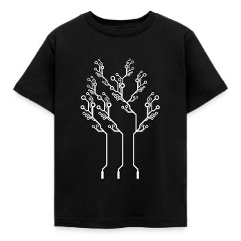 Cadeau de nerd informatique programmeur informatique - T-shirt Enfant - noir - Devant - AI Model Kid Female (0cm)