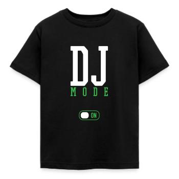 DJ - T-shirt Enfant - noir - Devant - AI Model Kid Female (0cm)