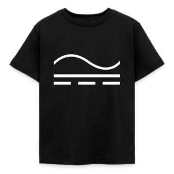 Électricien symbol signal électrotechnique cadeau - T-shirt Enfant - noir - Devant - AI Model Kid Female (0cm)