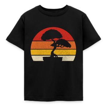 Bonsai - Kinder T-Shirt - Schwarz - Vorne - AI Model Kid Female (0cm)
