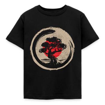 Bonsai - Kinder T-Shirt - Schwarz - Vorne - AI Model Kid Female (0cm)