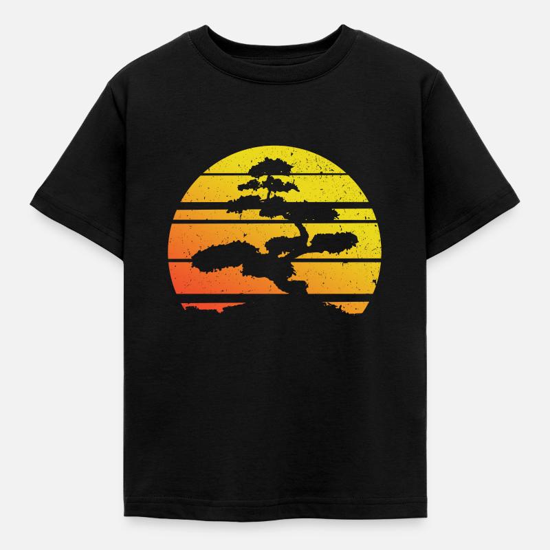 Bonsai - Kinder T-Shirt - Schwarz