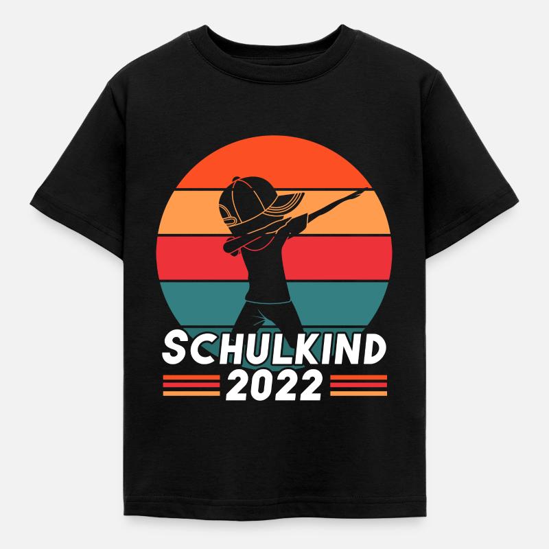 Abschied Kindergarten Schulkind 2022 - Kinder T-Shirt - Schwarz