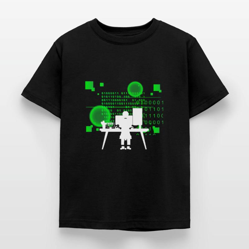 Programmierer Coder Software Entwickler Kinder T-Shirt