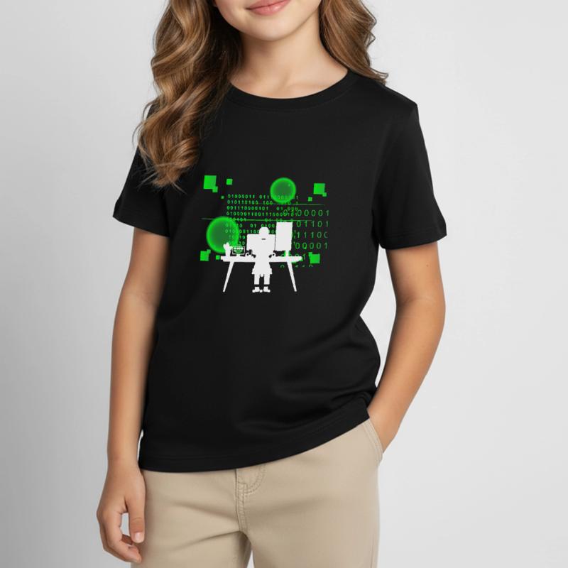 Programmierer Coder Software Entwickler Kinder T-Shirt