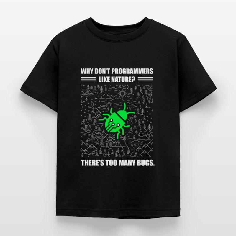 Programmierer Coder Software Entwickler Kinder T-Shirt