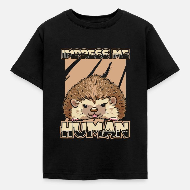 Hérisson - T-shirt Enfant - noir