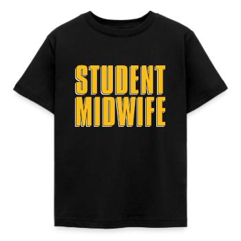 Midwife ObstetricIan - Kids' T-Shirt - black - Front - AI Model Kid Female (0cm)