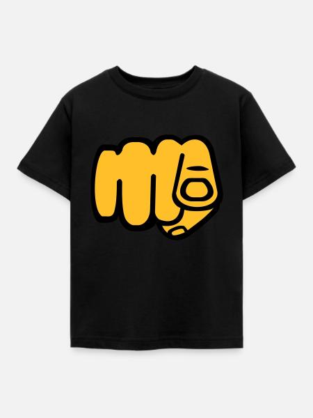 Finger - Kinder T-Shirt - Schwarz
