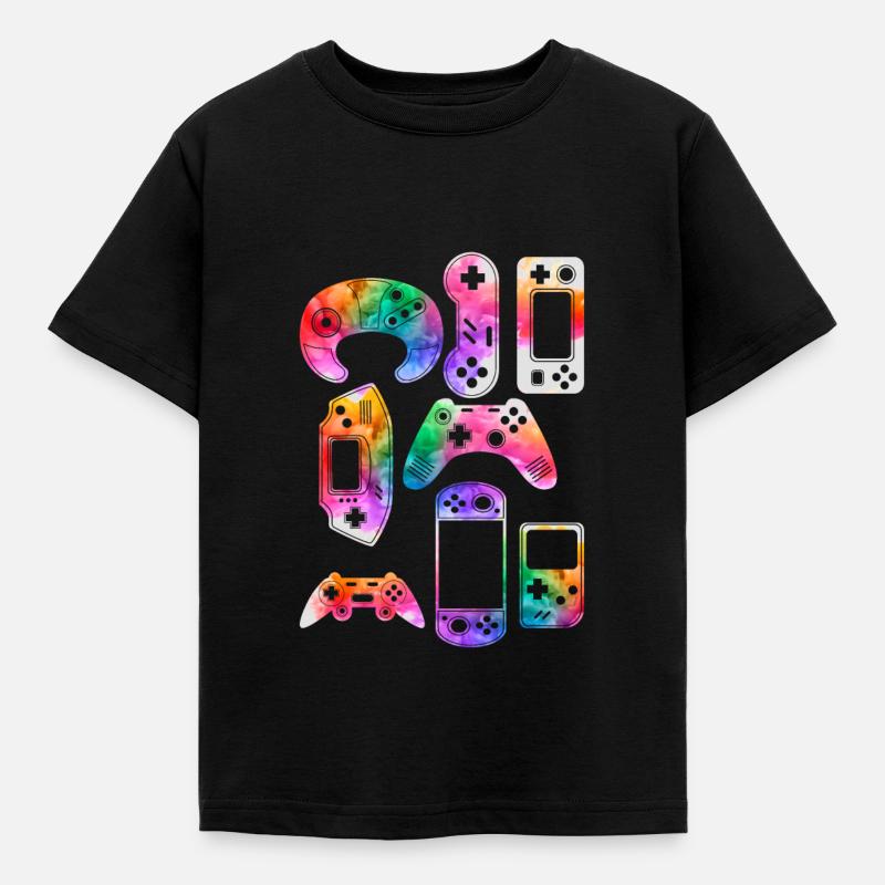Videospiel-Controller - Kinder T-Shirt - Schwarz