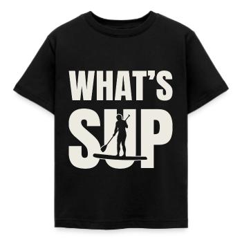 Stand up Paddle PADDLE PADDLE, Paddle - T-shirt Enfant - noir - Devant - AI Model Kid Female (0cm)