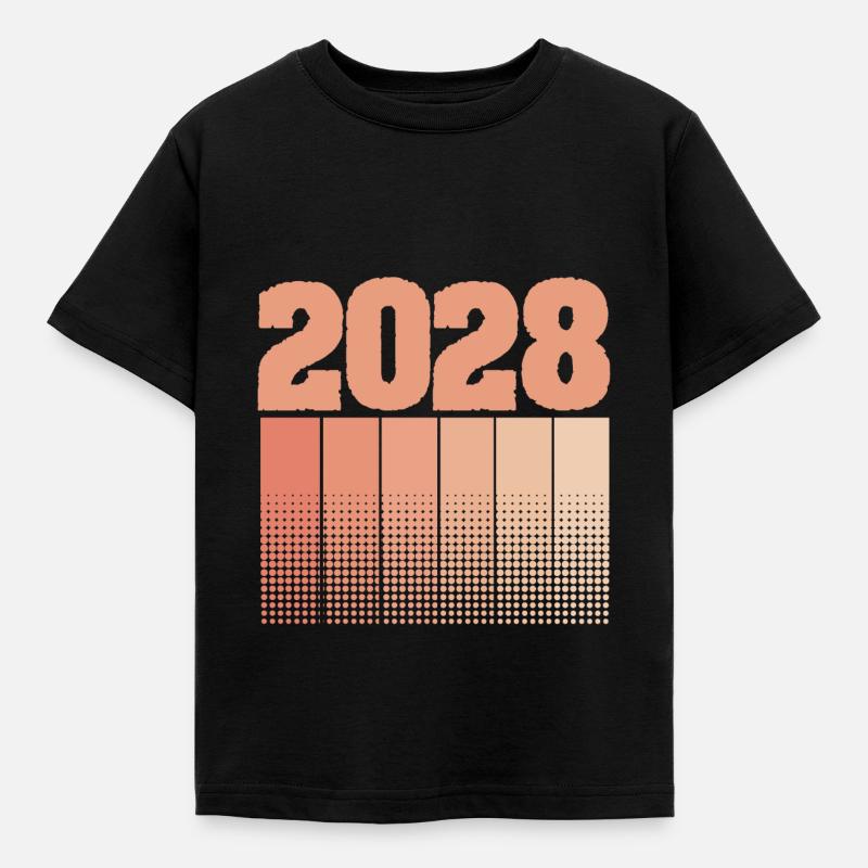 2028 - Kids' T-Shirt - black