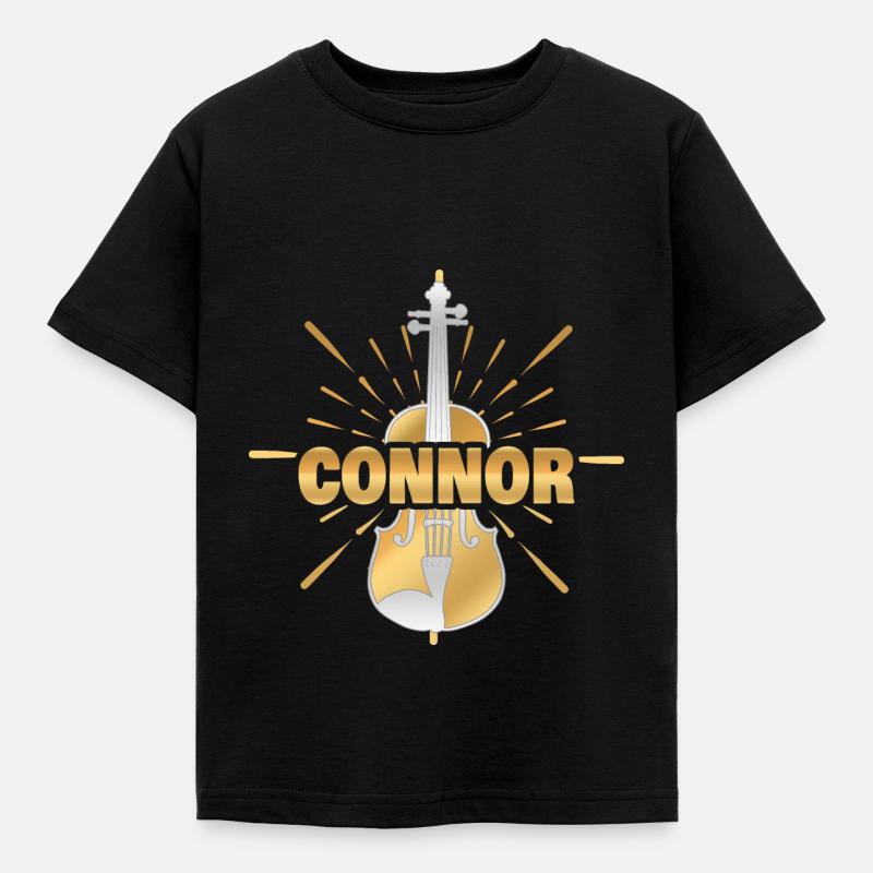 Connor als Violinist - Kinder T-Shirt - Schwarz