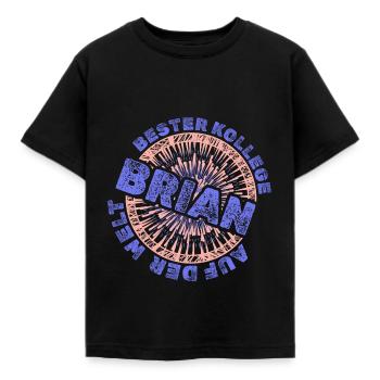 Geschenk für Brian - Kinder T-Shirt - Schwarz - Vorne - AI Model Kid Female (0cm)