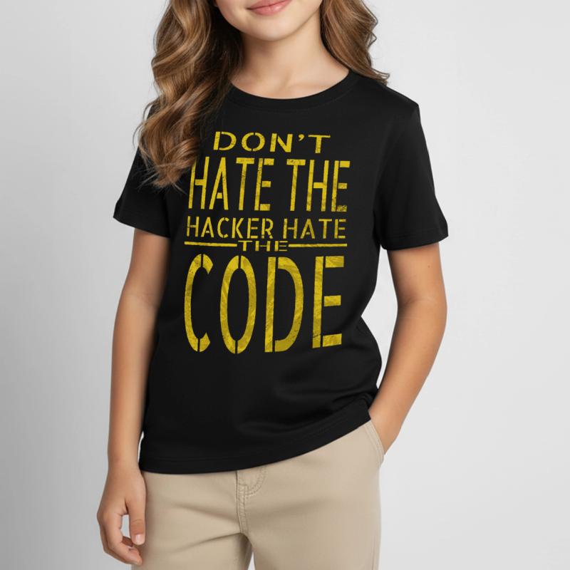 bday birthday present idea hack out hacking coder Kids' T-Shirt