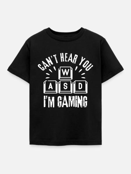 Lustiger Gamer Spruch - Kinder T-Shirt - Schwarz