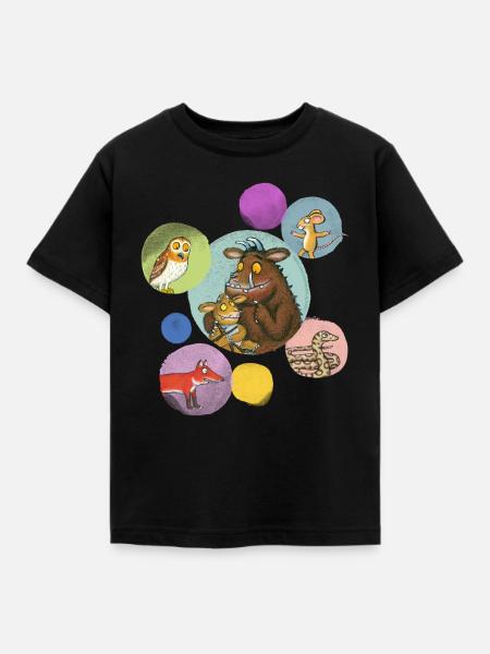 Der Grüffelo Freunde Bubbles - Kinder T-Shirt - Schwarz
