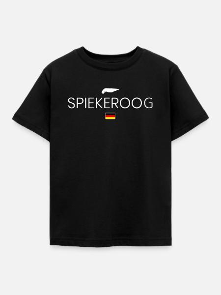 Spiekeroog Urlaub - Kinder T-Shirt - Schwarz