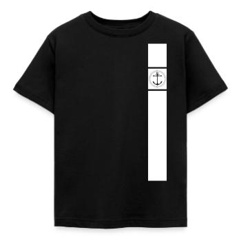 Collection Marin Maritime Anker Moin - T-shirt Enfant - noir - Devant - AI Model Kid Female (0cm)