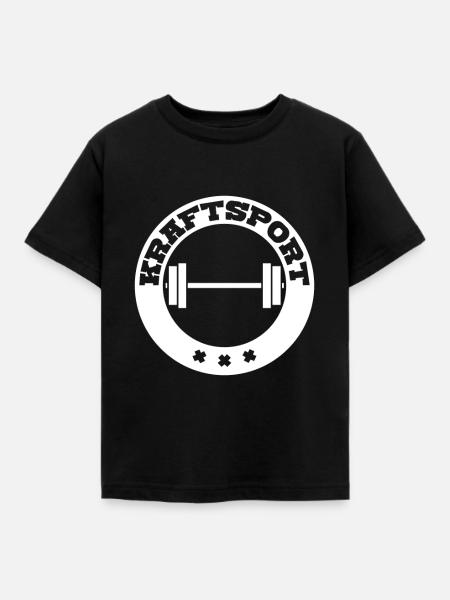 Kraftsport - Kinder T-Shirt - Schwarz