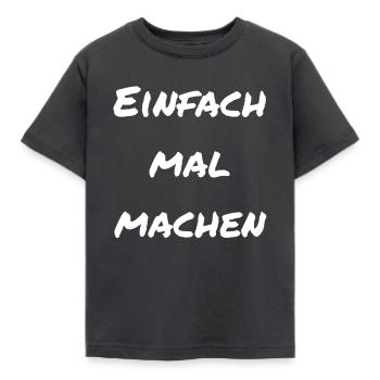Faire un truc - T-shirt Enfant - charbon - Devant - AI Model Kid Female (0cm)